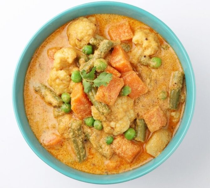 Vegan KormaPaneer